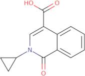 2-Cyclopropyl-1-oxo-1,2-dihydroisoquinoline-4-carboxylic acid