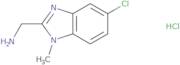 [(5-Chloro-1-methyl-1H-benzimidazol-2-yl)methyl]amine hydrochloride