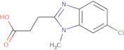 3-(6-Chloro-1-methyl-1H-benzimidazol-2-yl)propanoic acid