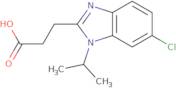 3-(6-Chloro-1-isopropyl-1H-benzimidazol-2-yl)propanoic acid