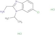 [(6-Chloro-1-isopropyl-1H-benzimidazol-2-yl)methyl]amine dihydrochloride