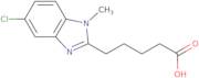5-(5-Chloro-1-methyl-1H-benzimidazol-2-yl)pentanoic acid