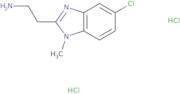 [2-(5-Chloro-1-methyl-1H-benzimidazol-2-yl)ethyl]amine dihydrochloride