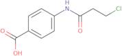 4-[(3-Chloropropanoyl)amino]benzoic acid