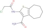 2-[(Chloroacetyl)amino]-5,6,7,8-tetrahydro-4H-cyclohepta[b]thiophene-3-carboxamide