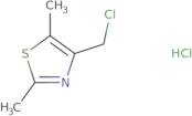 4-(Chloromethyl)-2,5-dimethyl-1,3-thiazole hydrochloride