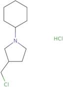 3-(Chloromethyl)-1-cyclohexylpyrrolidine hydrochloride