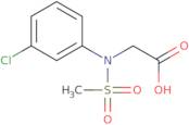 N-(3-Chlorophenyl)-N-(methylsulfonyl)glycine