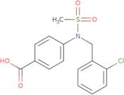 4-[(2-Chlorobenzyl)(methylsulfonyl)amino]benzoic acid