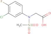 N-(3-Chloro-4-fluorophenyl)-N-(methylsulfonyl)glycine