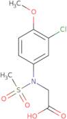 N-(3-Chloro-4-methoxyphenyl)-N-(methylsulfonyl)glycine