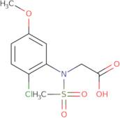 N-(2-Chloro-5-methoxyphenyl)-N-(methylsulfonyl)glycine