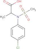 N-(4-Chlorophenyl)-N-(methylsulfonyl)alanine