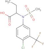 2-[[4-Chloro-3-(trifluoromethyl)phenyl](methylsulfonyl)amino]butanoic acid