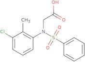 N-(3-Chloro-2-methylphenyl)-N-(phenylsulfonyl)glycine