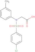 N-[(4-Chlorophenyl)sulfonyl]-N-(3-methylphenyl)glycine