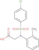 N-[(4-Chlorophenyl)sulfonyl]-N-(2-methylphenyl)glycine