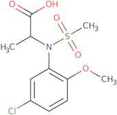 N-(5-Chloro-2-methoxyphenyl)-N-(methylsulfonyl)alanine