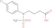 4-[(4-Chlorophenyl)(methylsulfonyl)amino]butanoic acid