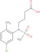 4-[(5-Chloro-2-methylphenyl)(methylsulfonyl)amino]butanoic acid