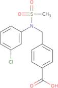 4-{[(3-Chlorophenyl)(methylsulfonyl)amino]methyl}benzoic acid