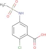 2-Chloro-5-[(methylsulfonyl)amino]benzoic acid