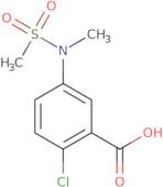 2-Chloro-5-[methyl(methylsulfonyl)amino]benzoic acid