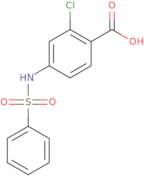 2-Chloro-4-[(phenylsulfonyl)amino]benzoic acid