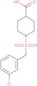 1-[(3-Chlorobenzyl)sulfonyl]piperidine-4-carboxylic acid