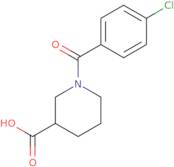 1-(4-Chlorobenzoyl)piperidine-3-carboxylic acid