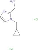 {[1-(Cyclopropylmethyl)-1H-imidazol-2-yl]methyl}amine dihydrochloride