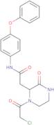2-[1-(Chloroacetyl)-3-oxopiperazin-2-yl]-N-(4-phenoxyphenyl)acetamide
