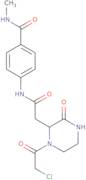 4-({[1-(Chloroacetyl)-3-oxopiperazin-2-yl]acetyl}amino)-N-methylbenzamide