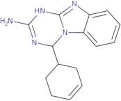 4-Cyclohex-3-en-1-yl-1,4-dihydro[1,3,5]triazino[1,2-a]benzimidazol-2-amine