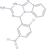 4-(2-Chloro-5-nitrophenyl)-1,4-dihydro[1,3,5]triazino[1,2-a]benzimidazol-2-amine