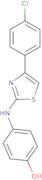 4-[[4-(4-Chlorophenyl)-2-thiazolyl]amino]phenol