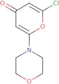 2-Chloro-6-morpholinopyran-4-one