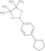 2-(4-Cyclopentylphenyl)-4,4,5,5-tetramethyl-1,3,2-dioxaborolane