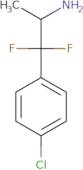 1-(4-Chlorophenyl)-1,1-difluoropropan-2-amine