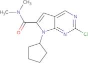 2-Chloro-7-cyclopentyl-N,N-dimethyl-7H-pyrrolo[2,3-d]pyrimidine-6-carboxamide