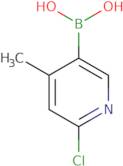 (6-Chloro-4-methylpyridin-3-yl)boronic acid