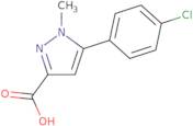 5-(4-Chlorophenyl)-1-methyl-1H-pyrazole-3-carboxylic acid