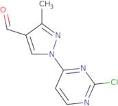 1-(2-Chloropyrimidin-4-yl)-3-methyl-1H-pyrazole-4-carbaldehyde