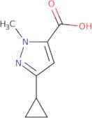 3-Cyclopropyl-1-methyl-1H-pyrazole-5-carboxylic acid