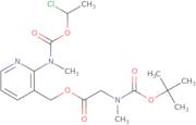 (2-(((1-chloroethoxy)carbonyl) (methyl)amino)pyridin-3-yl)methyl 2-((tert-butoxycarbonyl)(methyl)a…