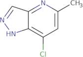 7-Chloro-5-methyl-1H-pyrazolo[4,3-b]-pyridine