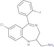 7-Chloro-5-(2-fluorophenyl)-2,3-dihydro-1H-1,4-benzodiazepine-2-methanamine