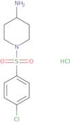 1-(4-Chloro-benzenesulfonyl)-piperidin-4-ylamineHydrochloride