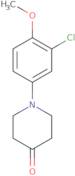 1-(3-Chloro-4-methoxyphenyl)-4-piperidone