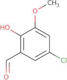 5-Chloro-2-hydroxy-3-methoxybenzaldehyde